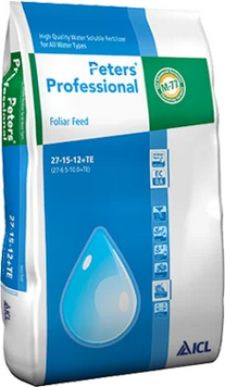 Удобрение Петерс 27-15-12+Тe (Peters Professional Foliar Feed), 15 кг 2880/3 фото