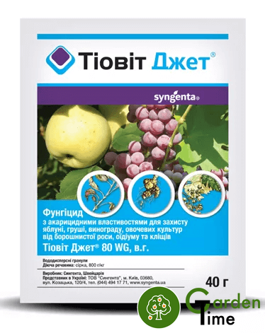 Фунгіцид Тіовіт Джет (Syngenta), 40 гр 100 фото