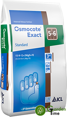 Добриво Osmocote Exact Standard (Осмокот Стандарт) 15-9-12+2MgO+TE (5-6M) (ICL), 25 кг 2196 фото